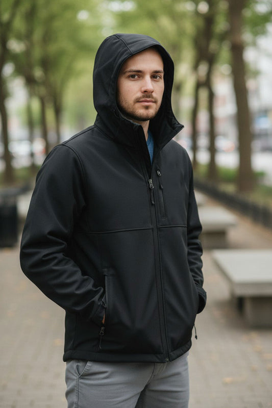 Mens Ascender II Hooded Softshell JacketShell Jacket | Customization